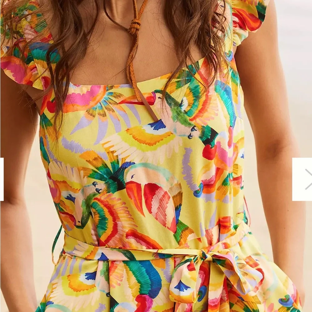 NWOT FARM Rio Tropical Romper - Picture 3 of 4